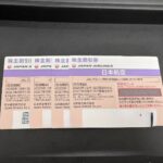 JAL（日本航空）の株主優待券が複数枚並べられた写真。伊勢佐木町の買取専門店で株主優待券を買取した実績。
