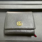 GUCCI GGマーモント コンパクト財布 598587 ブラック レザー 高価買取 伊勢佐木モール本店 買取実績
