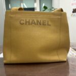 【買取実績】シャネル CHANEL ロゴ イエロー トートバッグ 高価買取（伊勢佐木モール本店）