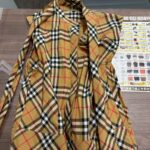 バーバリーのチェック柄ワンピースを撮影した買取実績写真