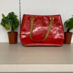 ルイヴィトン M91990 モノグラム・ヴェルニ レッド トートバッグ 買取実績 蒔田 高価買取